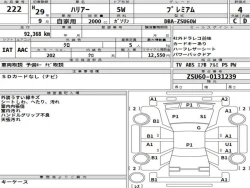 Toyota HARRIER 2017 года ZSU60-0131239 ID: 488373 9