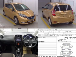 Nissan NOTE 2018 года HE12-231932 ID: 554772 0
