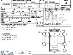 Toyota HARRIER 2018 года ZSU60-0158878 ID: 489586 6