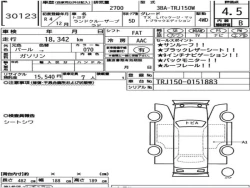 Toyota LAND CRUISER PRADO 2022 года TRJ150-0151883 ID: 541331 7