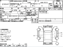 Nissan AURA 2021 года FE13-205829 ID: 543645 7